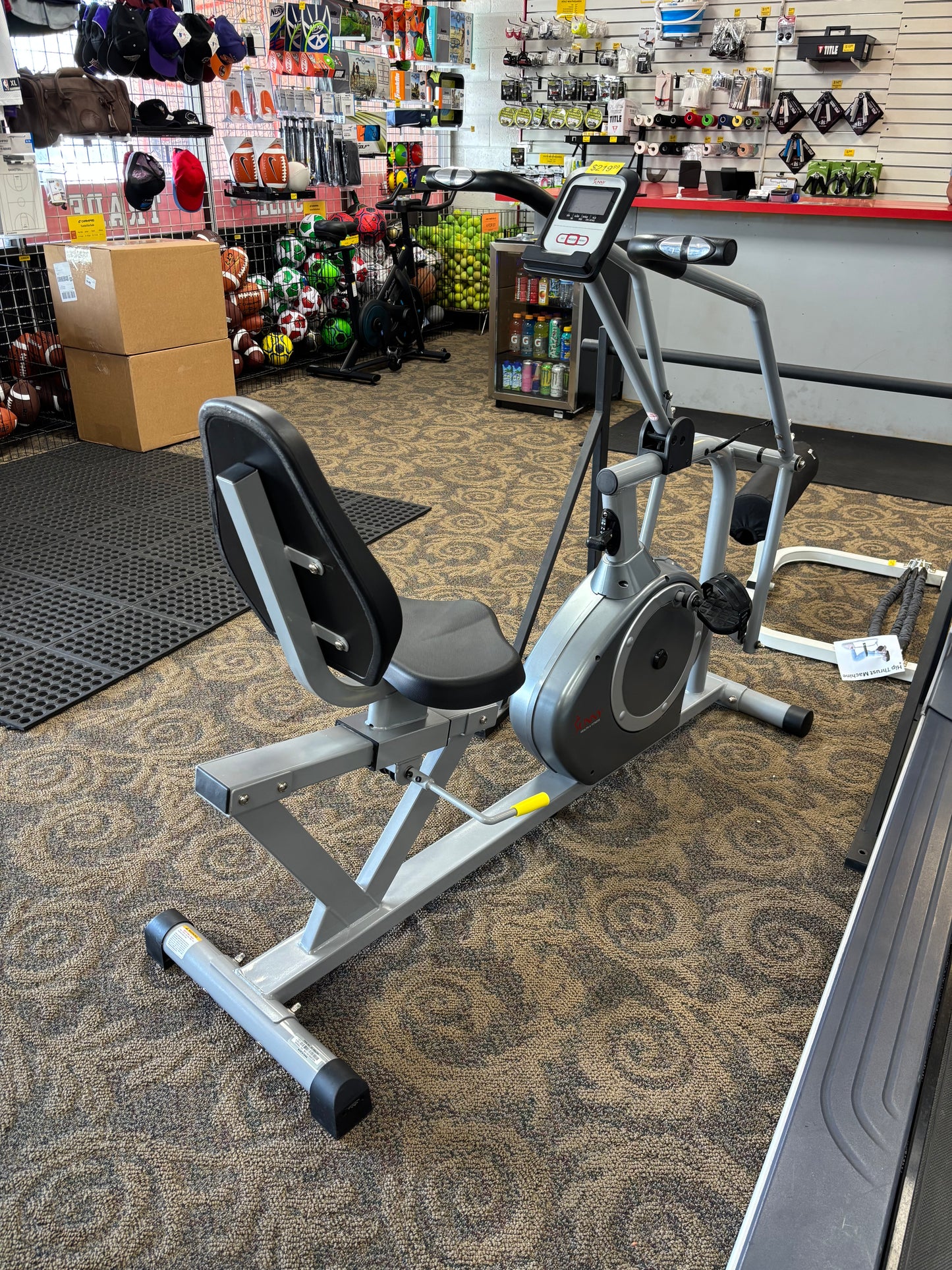 Sunny Health & Fitness Recumbent Exercise Bike (Used)