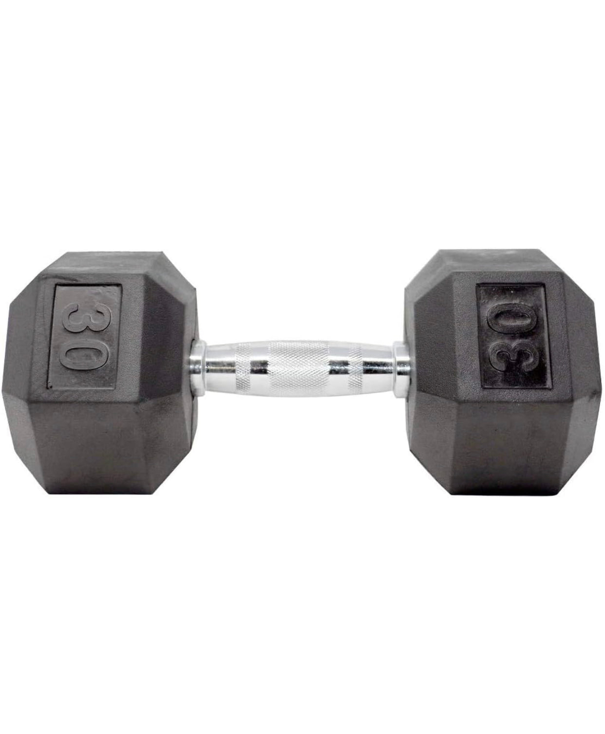 30 lb rubber dumbbells