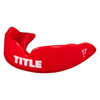 Title Mouth Guard Super Shield - red