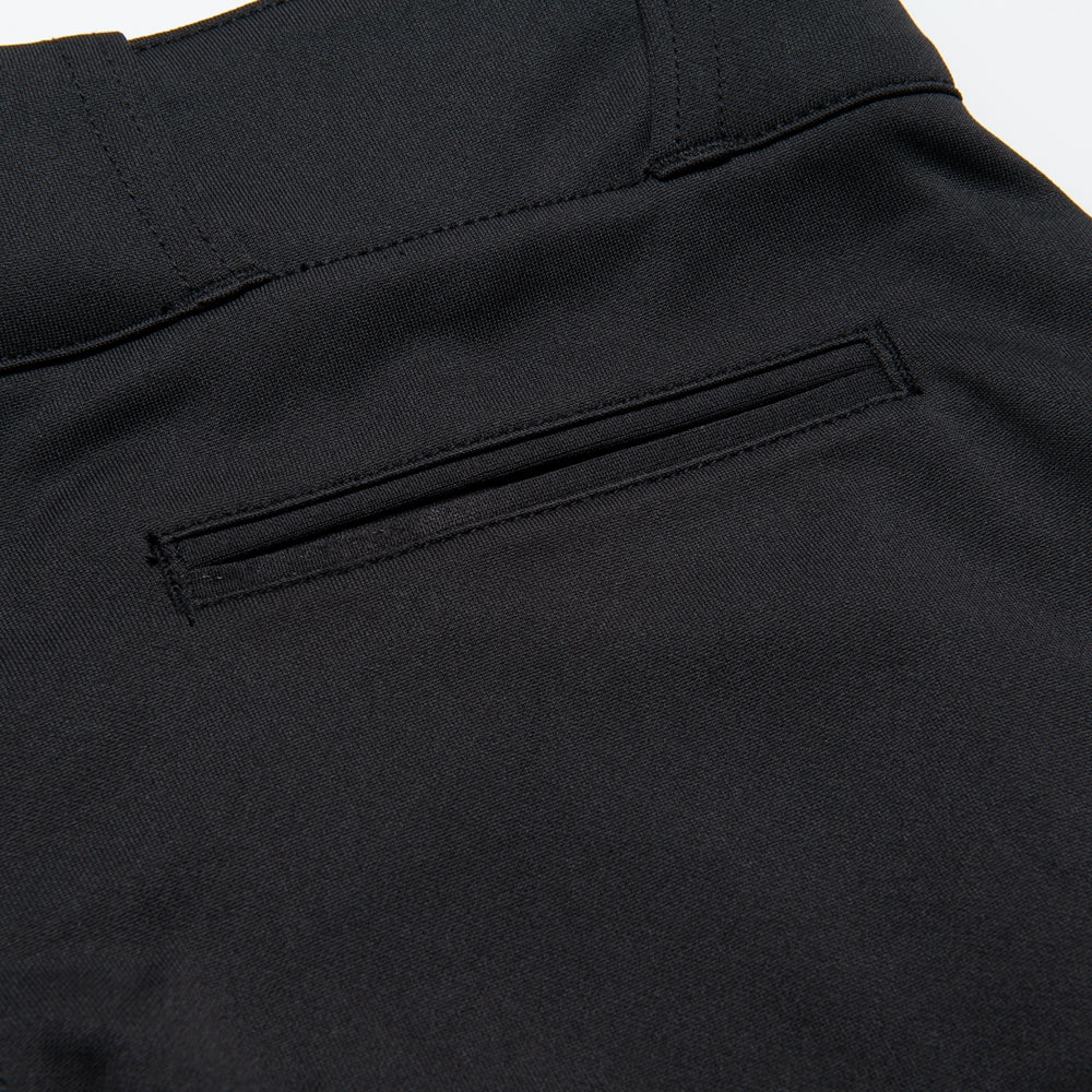 Champro Open Bottom Baseball Pant Adult Black Close Up Rear View