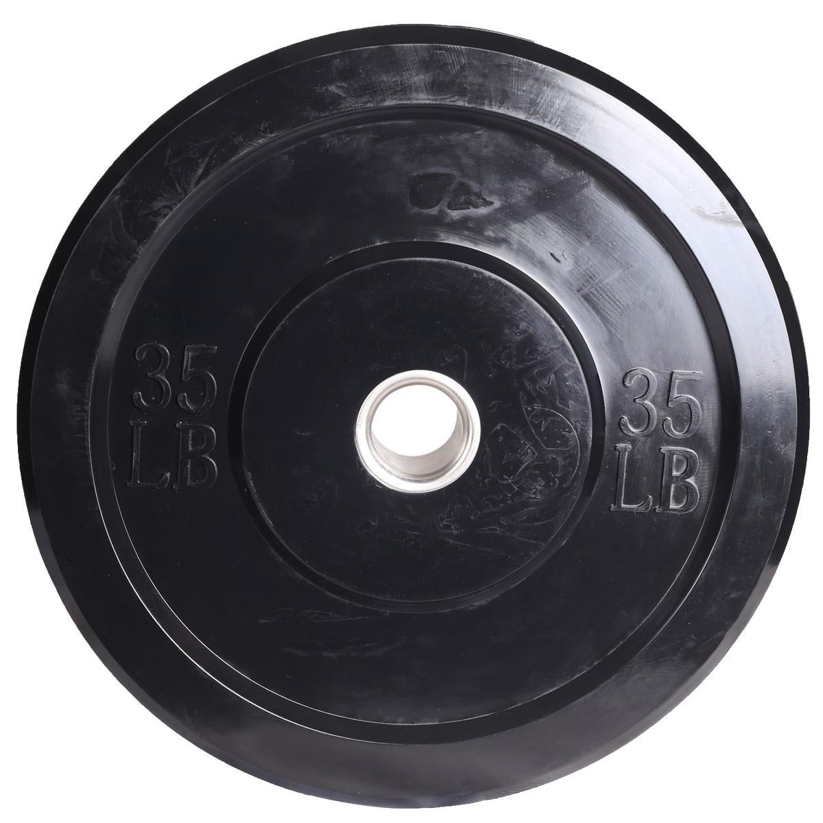35 lb rubber plates