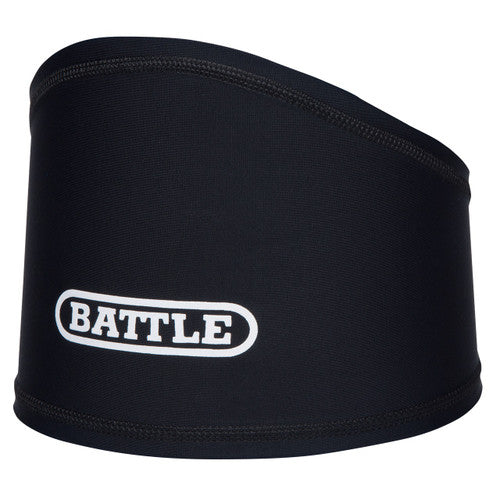 Black fabric Battle Skull Wrap with the word battle written on it in white