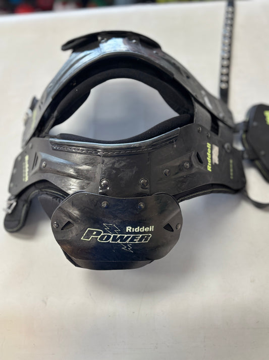 Riddell Shoulder Pads Power Volt Size Small (used)