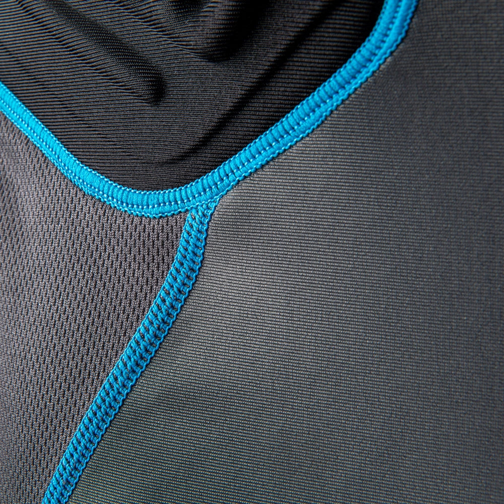 Football Padded Compression Shirt - Bull Rush Undershirt - Adult Close Up