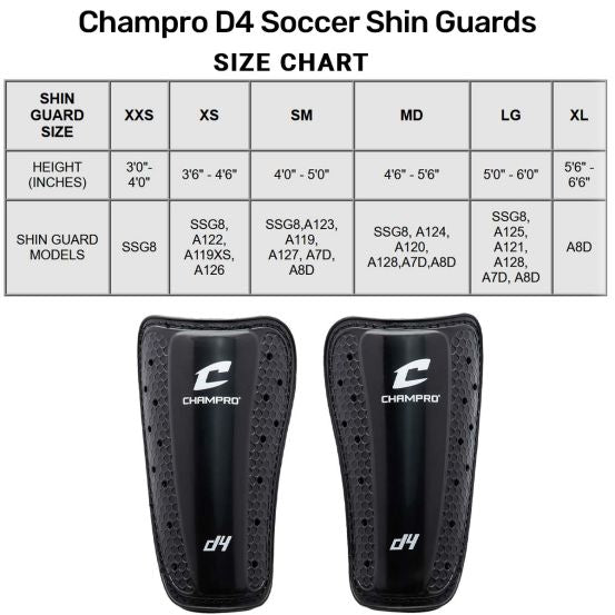 Champro D4 Soccer Shin Guard