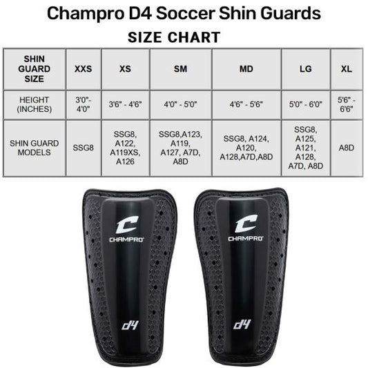 Champro D4 Soccer Shin Guard