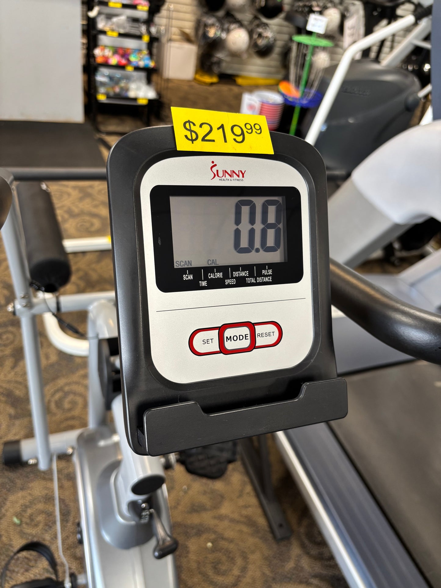 Sunny Health & Fitness Recumbent Exercise Bike (Used)