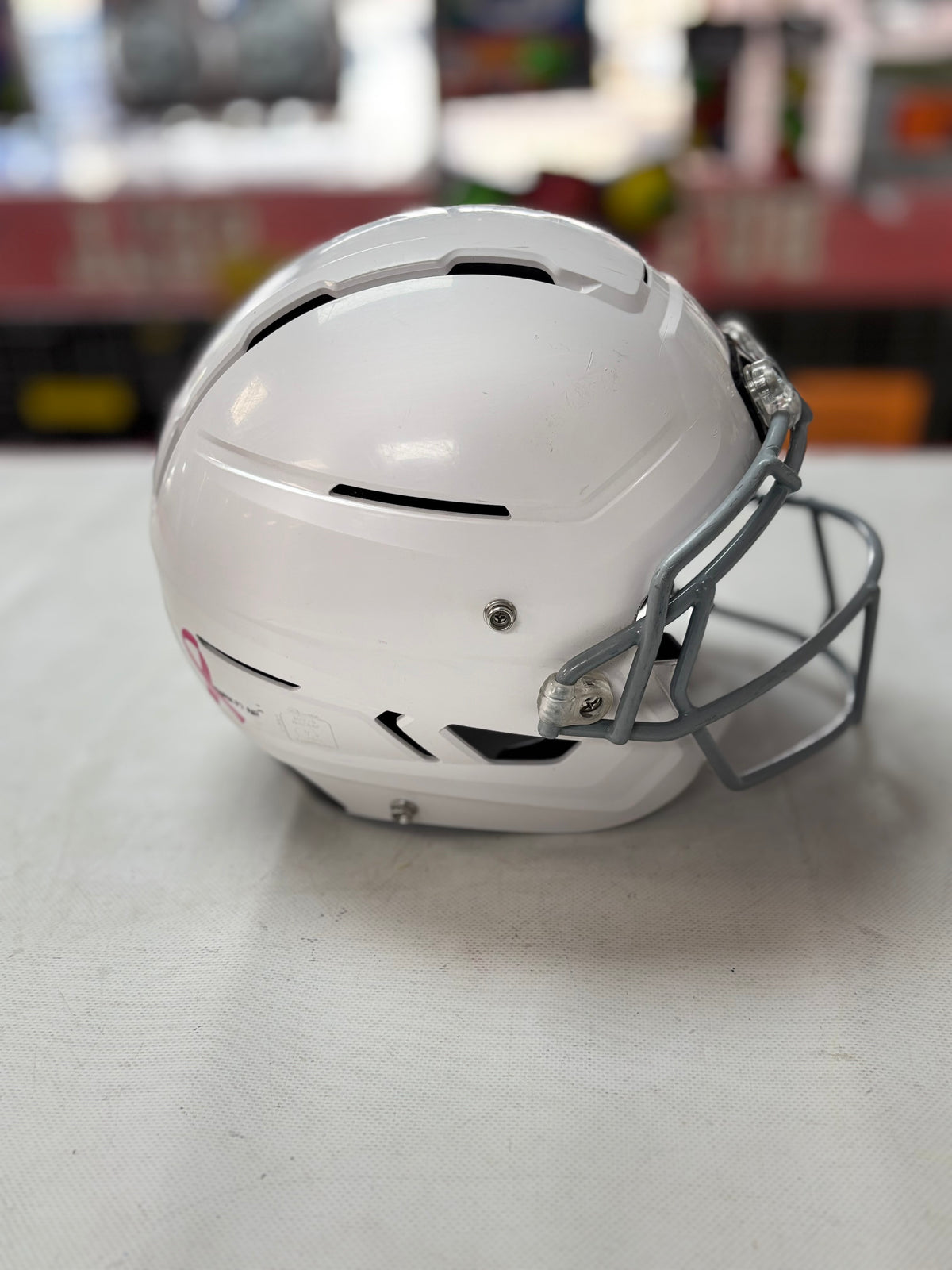 2025 White Schutt F7 Air Youth Large Football Helmet (used)