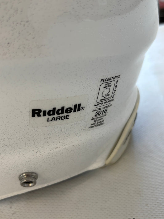 Schutt Vengeance 2016 Glitter white - Youth Large Football Helmet (used)