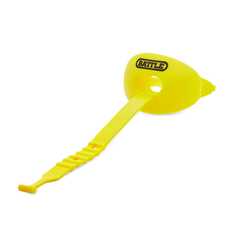BATTLE Speed Football Mouthguard with Thick Strap - Max Breathability, No Boil, Fits Braces