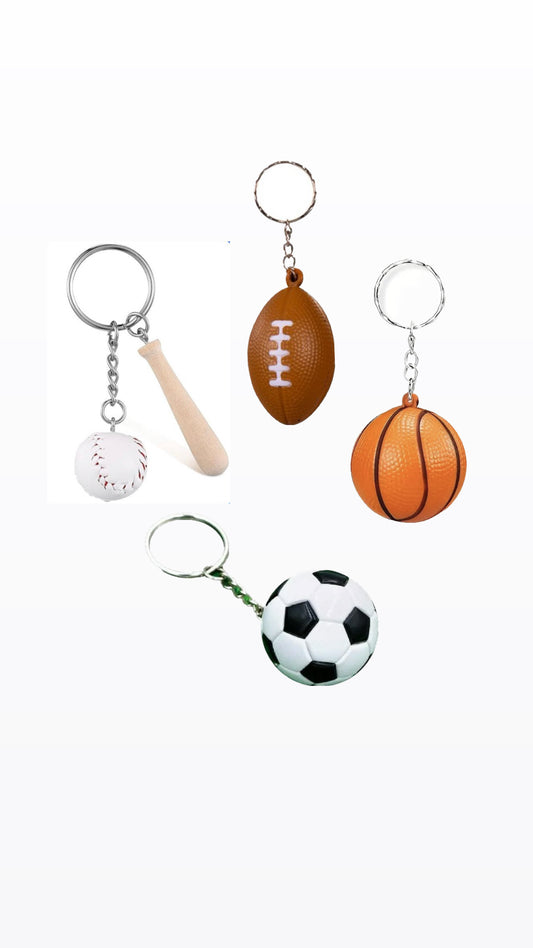 Sports Ball Keychains