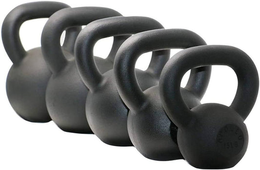 cast iron kettlebell set