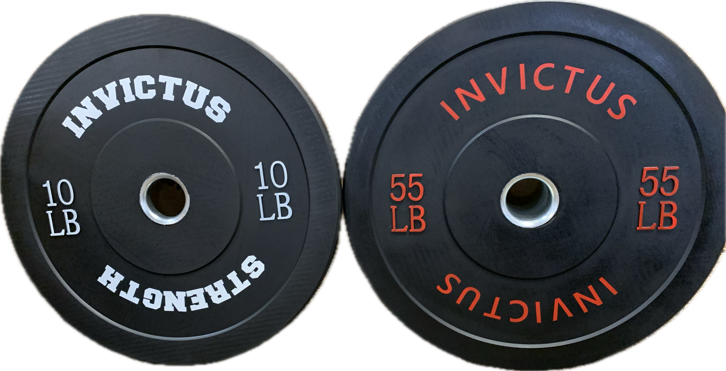 Invictus Rubber Bumper Plates (In Store)