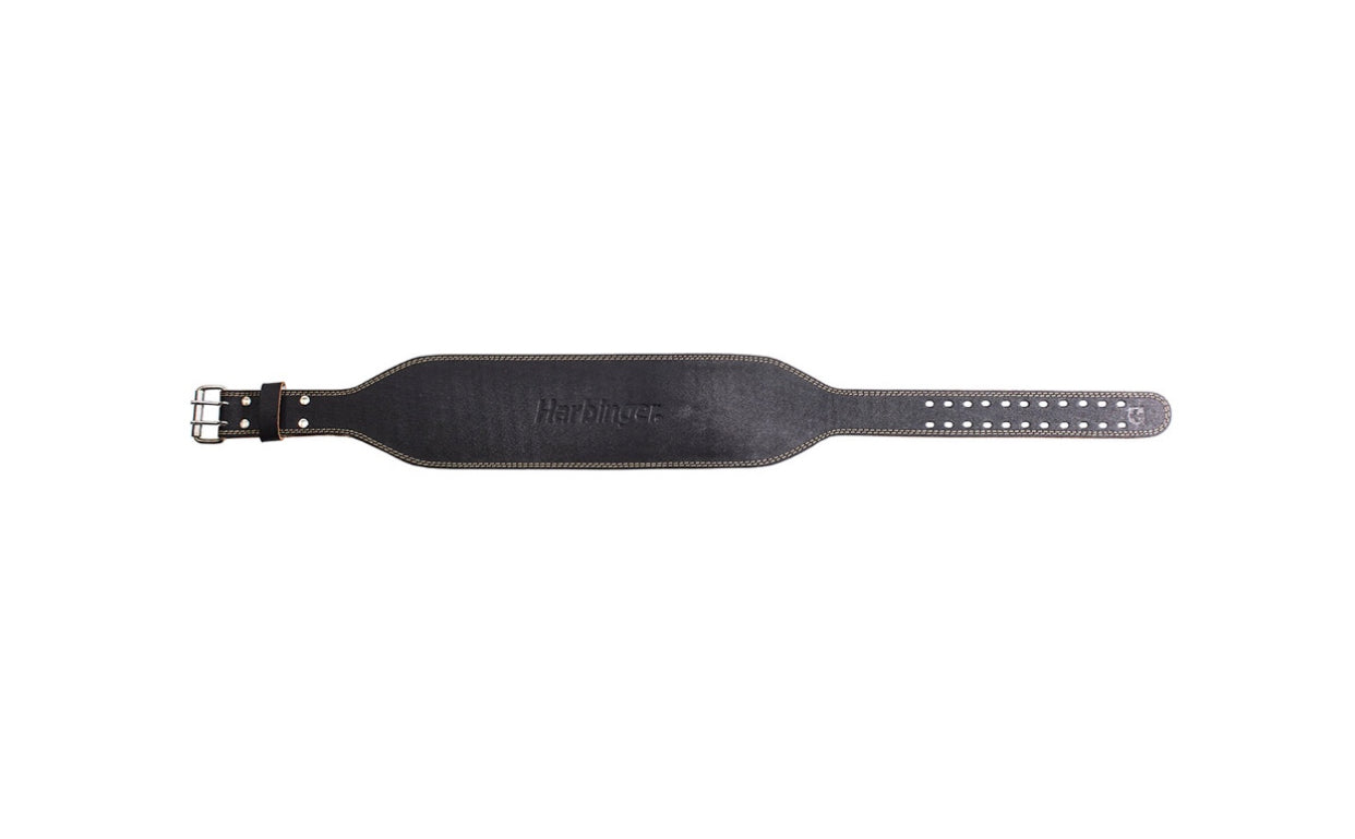 Padded Leather Lifting Belt - 6 inch Weight Lifting Belt