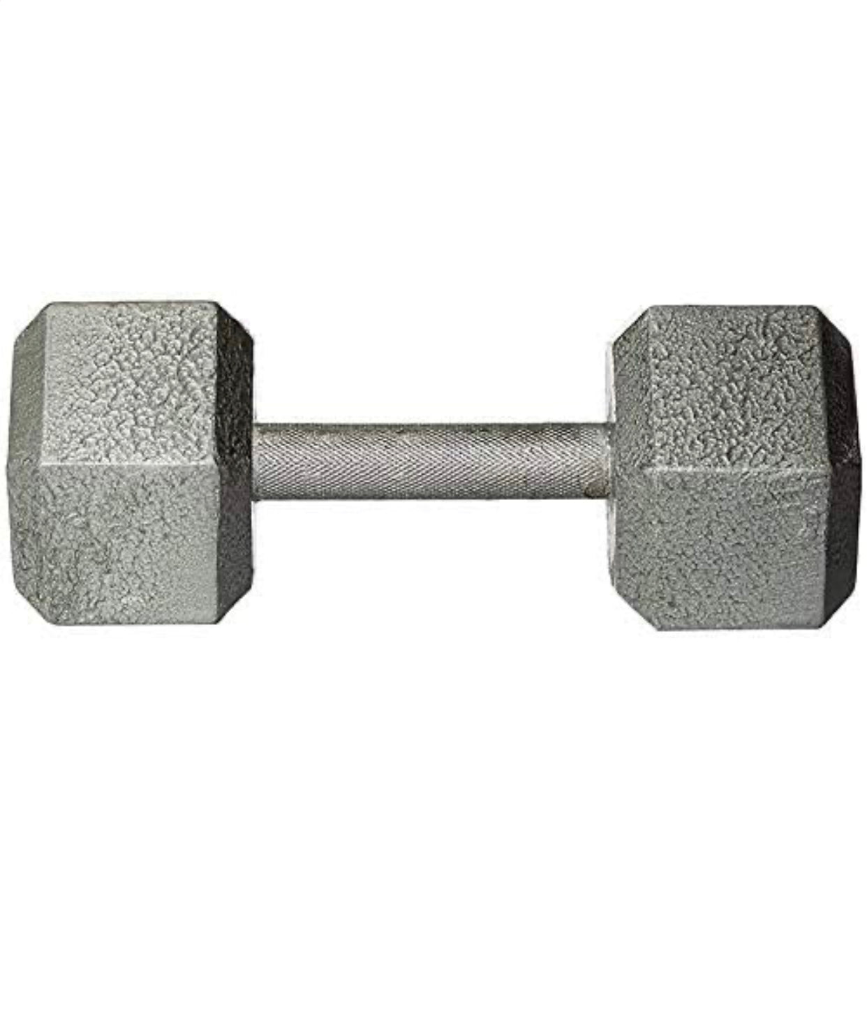 cast iron hex dumbbell