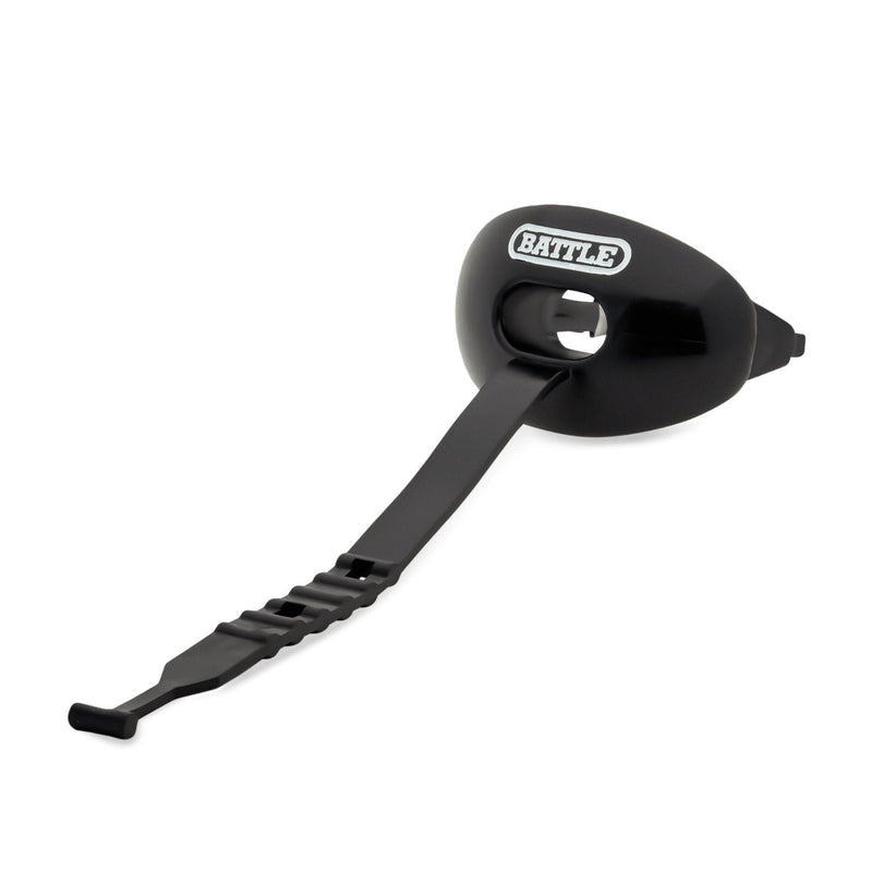 BATTLE Speed Football Mouthguard with Thick Strap - Max Breathability, No Boil, Fits Braces