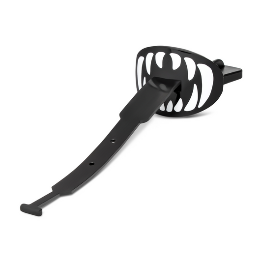 BATTLE Graffics Football Mouthguard with Thick Strap - Max Breathability, No Boil, Fits Braces