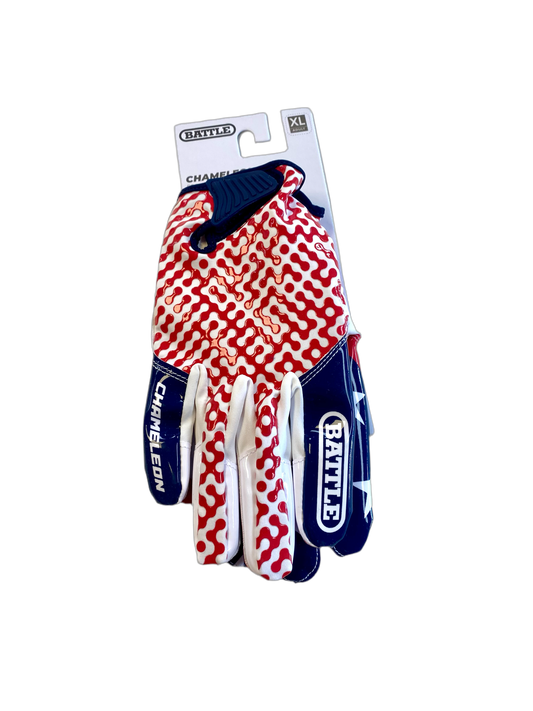 BATTLE Adult Chameleon USA Reciever Gloves