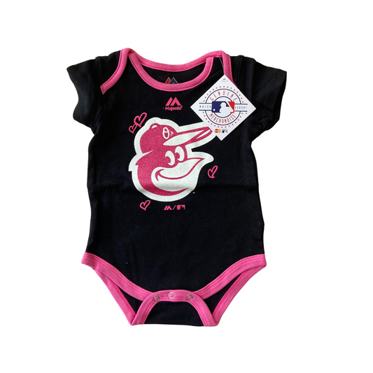 Baltimore Orioles Short Sleeve Onesies