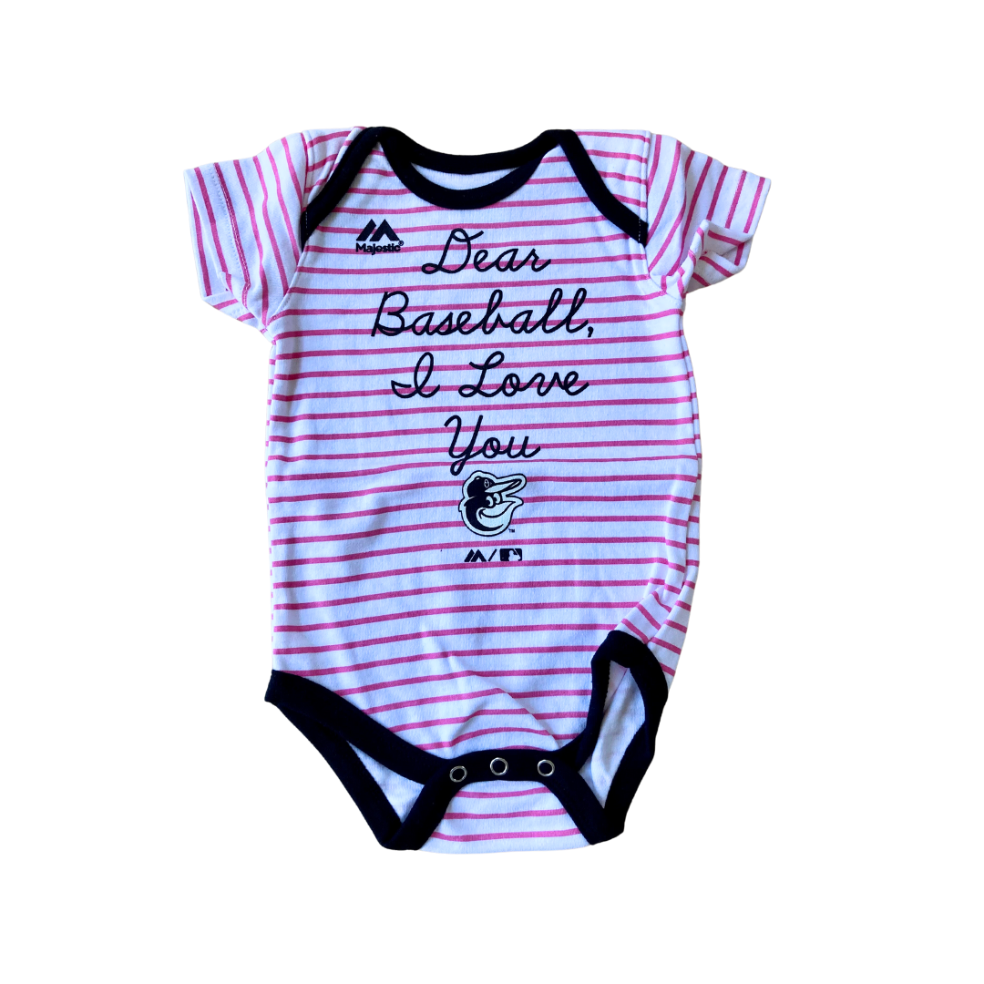 Baltimore Orioles Short Sleeve Onesies