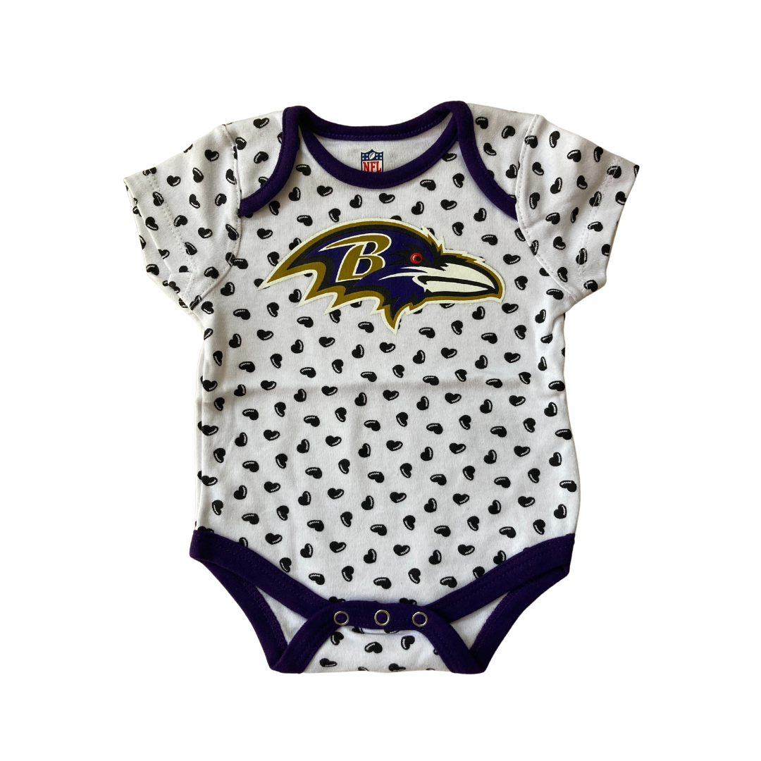 Baltimore Ravens Short Sleeved Onesies