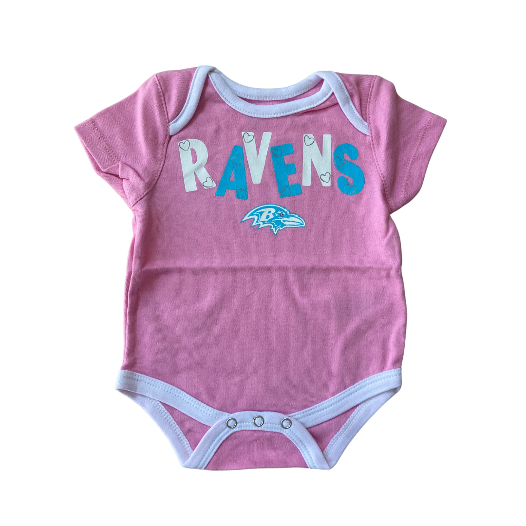 Baltimore Ravens Short Sleeved Onesies