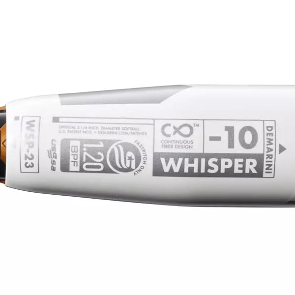 Demarini Whisper FastPitch Softball Bat (-10)