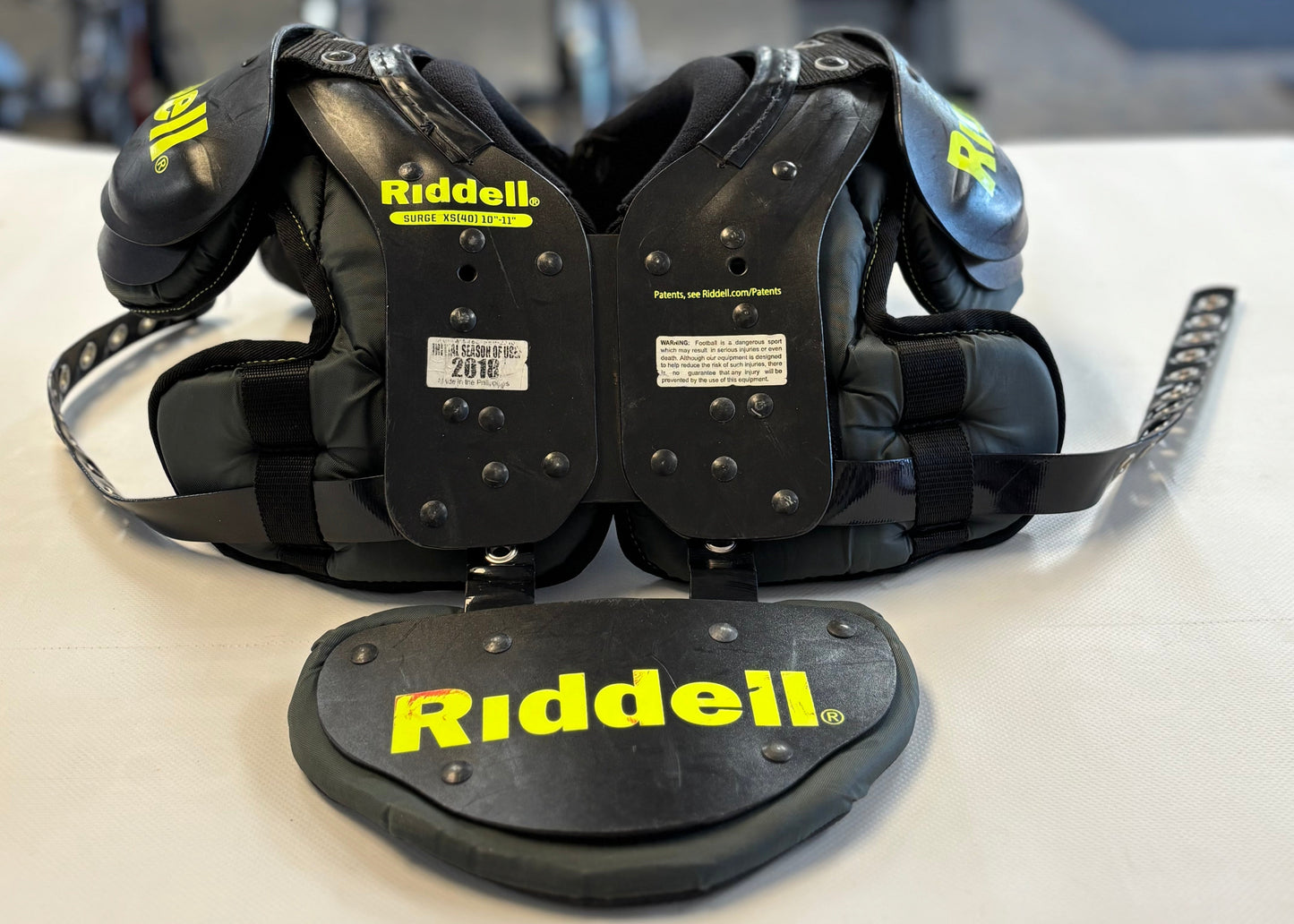 Riddell Surge Shoulder Pads - Youth XSmall (used)