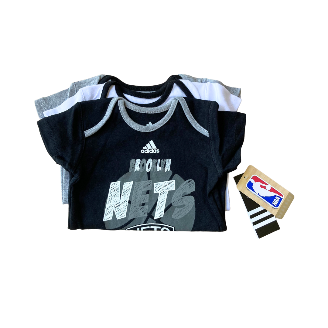 Brooklyn Nets Short Sleeved Onesies