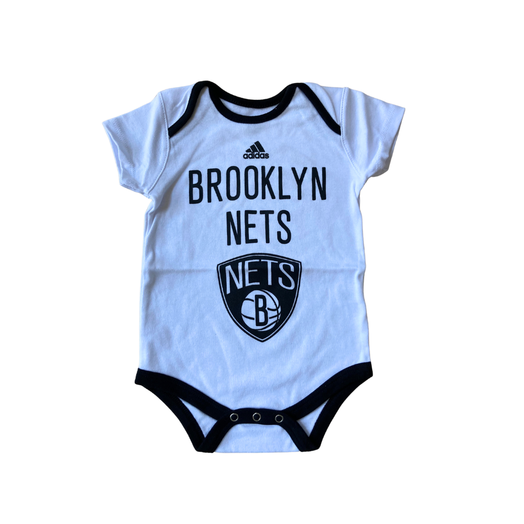 Brooklyn Nets Short Sleeved Onesies - Blue