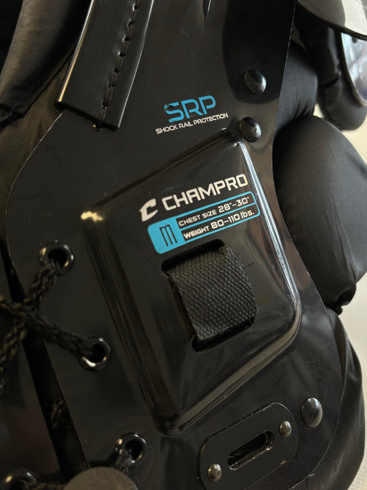 Champro Gauntlet Shoulder Pads - Youth Medium (like new)