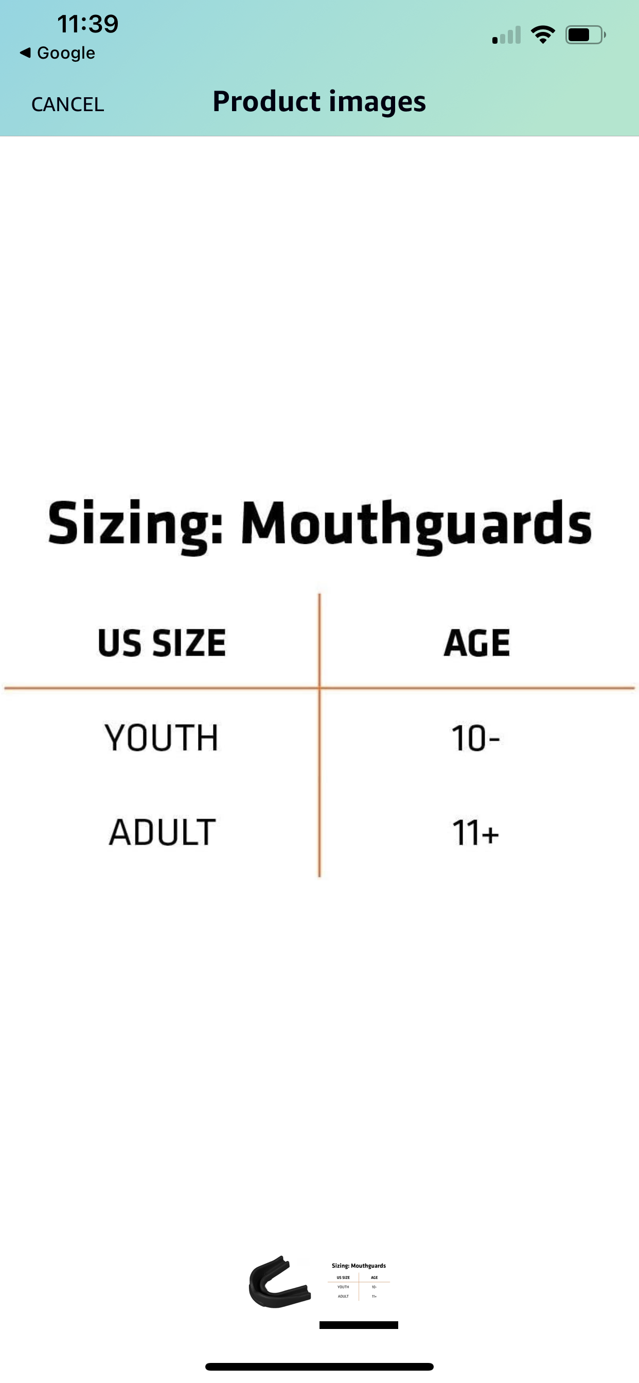Champro Strapless Mouthguard Sizes