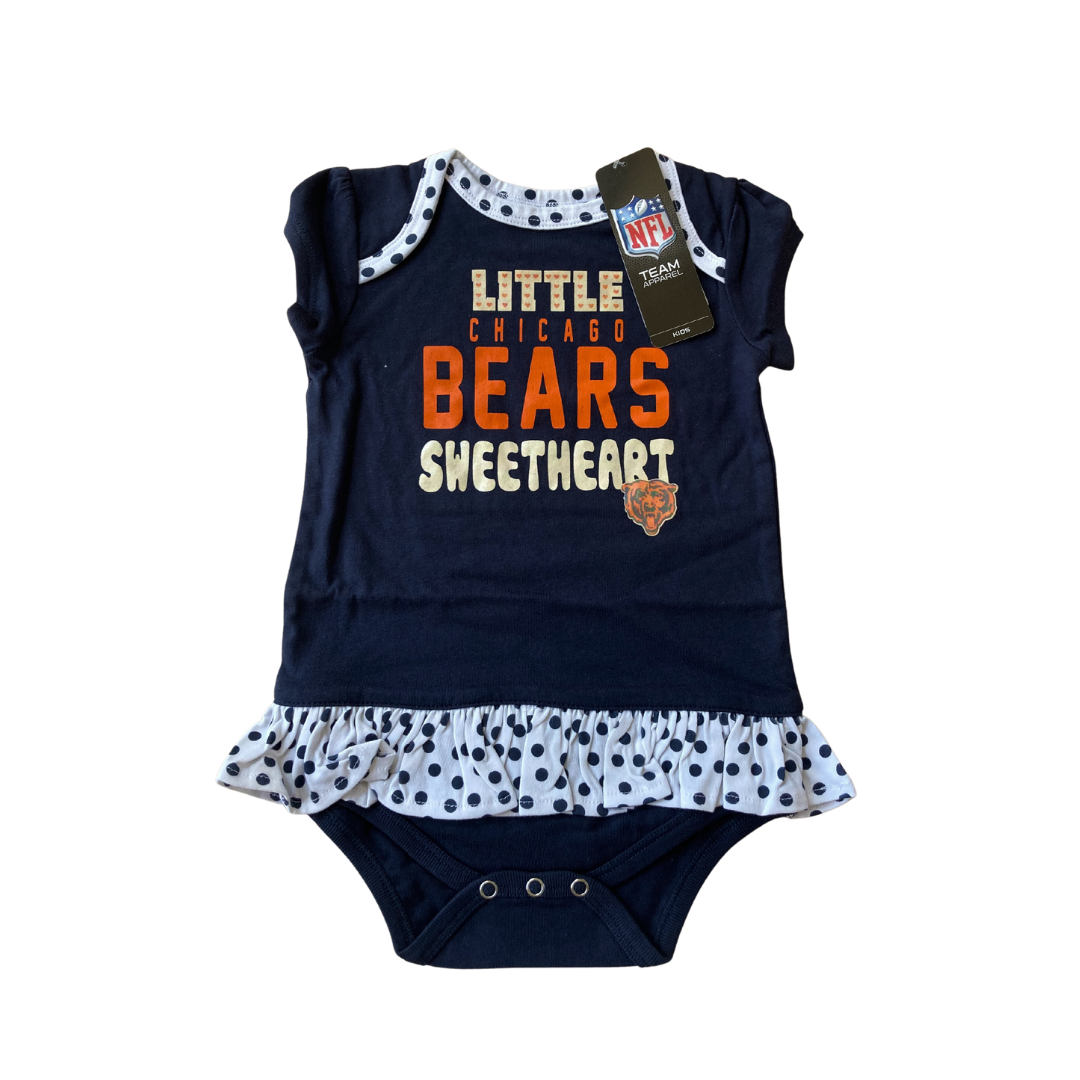 Chicago Bears Onesie/Bib/Booties Set