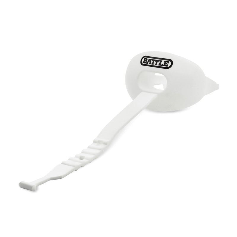 BATTLE Speed Football Mouthguard with Thick Strap - Max Breathability, No Boil, Fits Braces