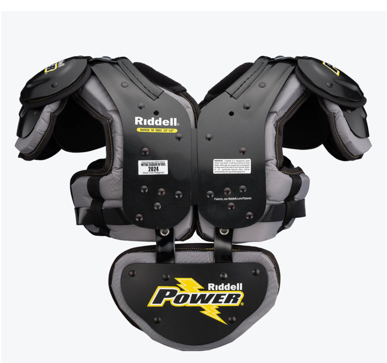 Riddell Power Surge Youth Football Shoulderpad Pads