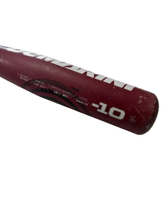 DeMarini Rumble Youth baseball bat 28” drop -10