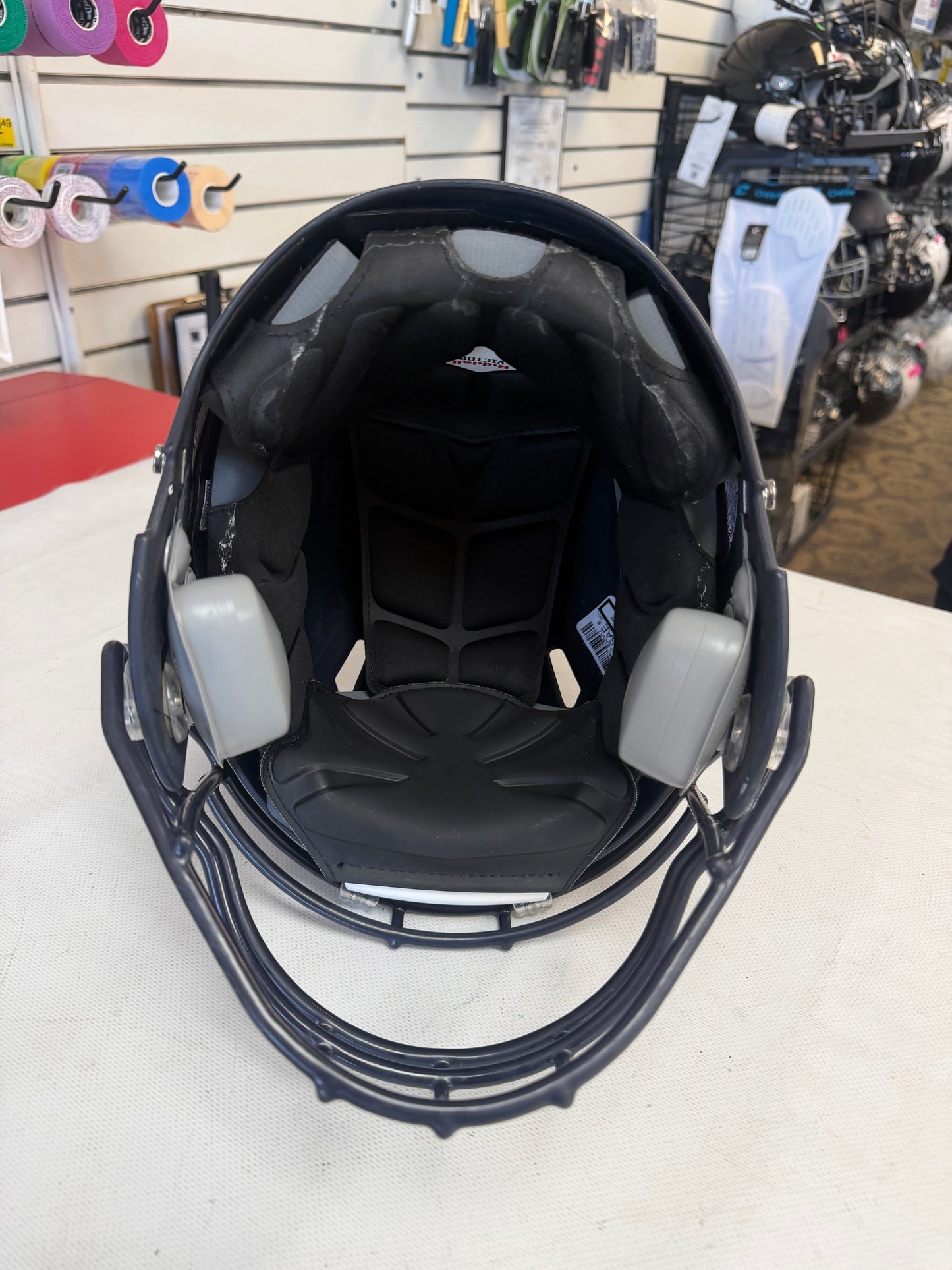 Riddell Victor-I Navy Blue size Lg/Xl Youth Football Helmet (used)