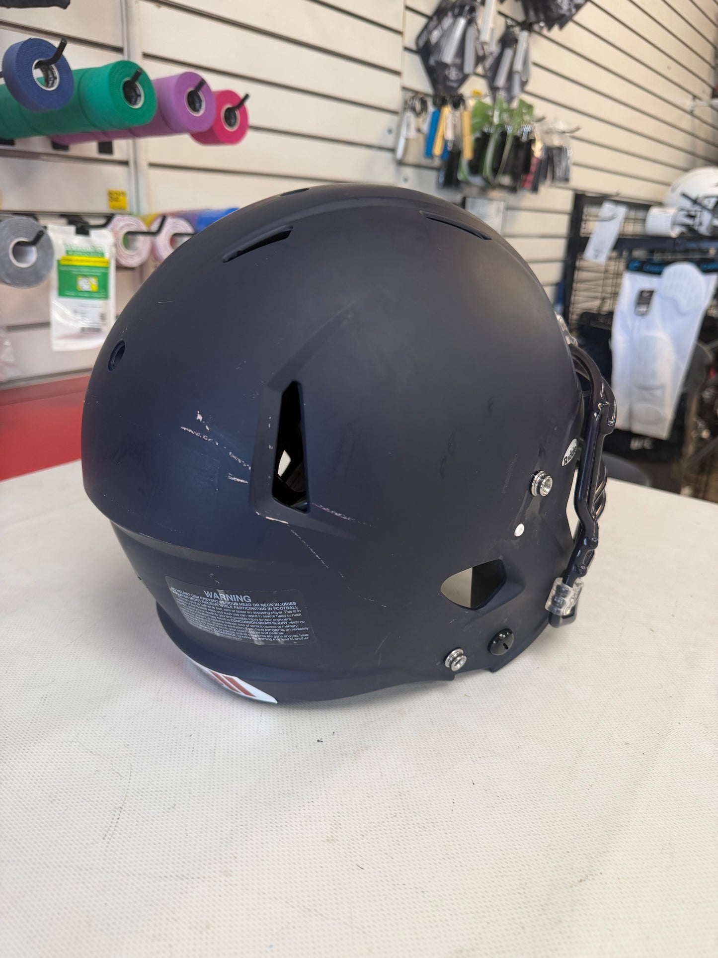Riddell Victor-I navy blue Youth Football Helmet Lg/Xl (used)