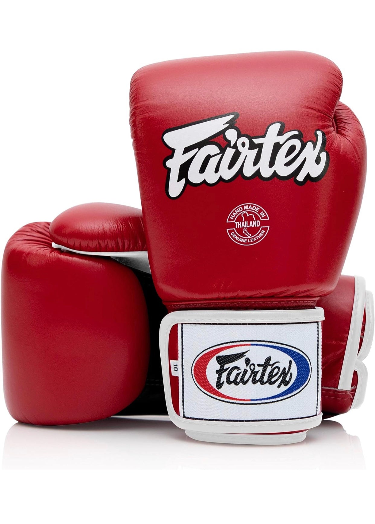 Red Fairtex Muay Thai gloves