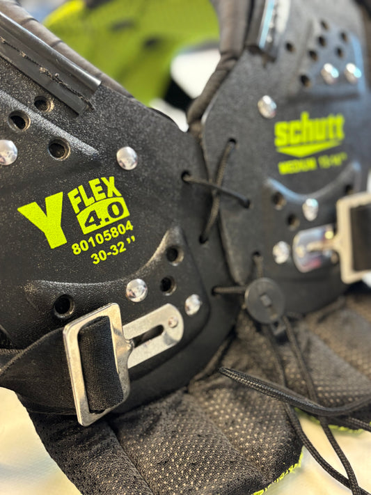 Schutt Y Flex 4.0 Shoulder Pads - Youth Medium (used)