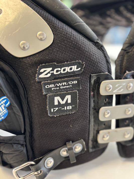 Z-Cool QB/WR/DB Shoulder Pads - Medium (used)