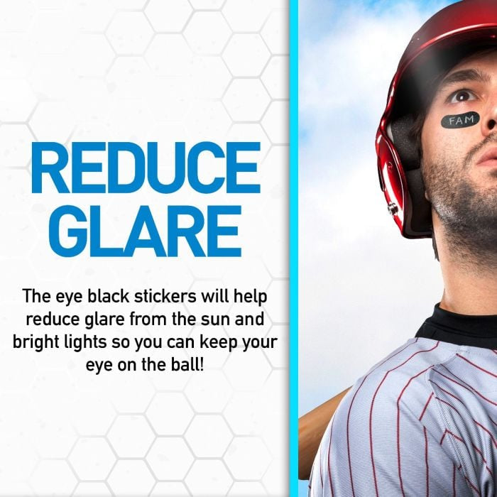 Franklin Customizable Eye Black Stickers With Pencil