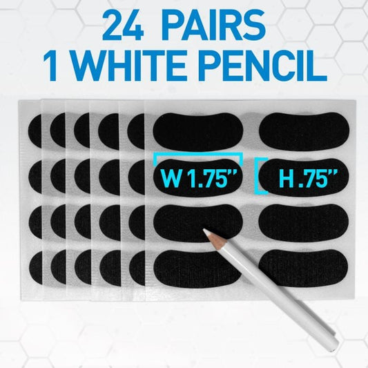 Franklin Customizable Eye Black Stickers With Pencil