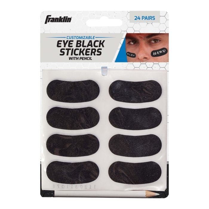 Franklin Customizable Eye Black Stickers With Pencil