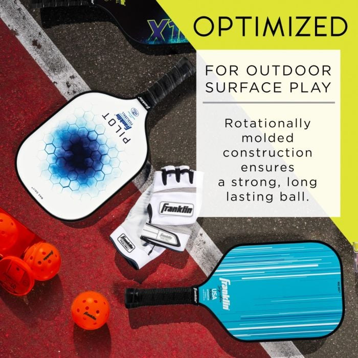 Outdoor and Indoor Pickleballs