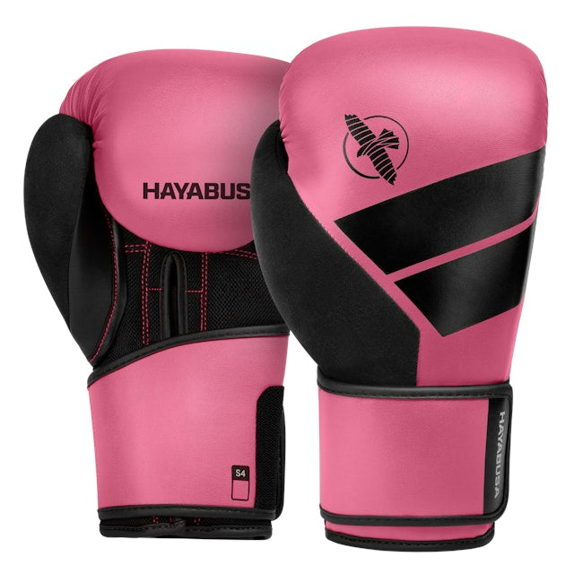 Hayabusa S4 Boxing Gloves - with Shock Absorbing Foam, Splinted Padding & Cool Lining