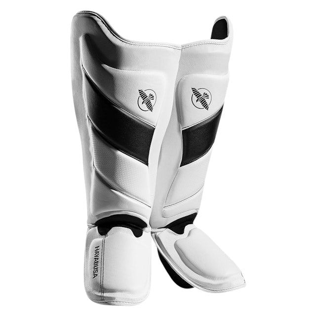 Hayabusa T3 Striking Shin Guards - With Non-Slip Fit, Extended Protection & Adjustable Straps