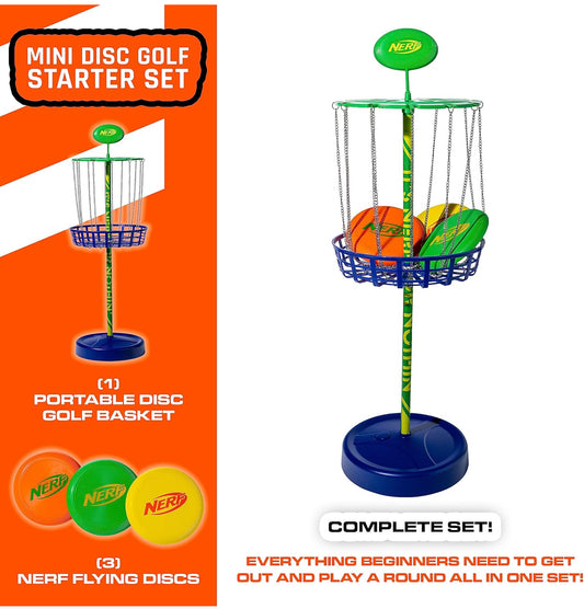Nerf Mini Disc Golf Set