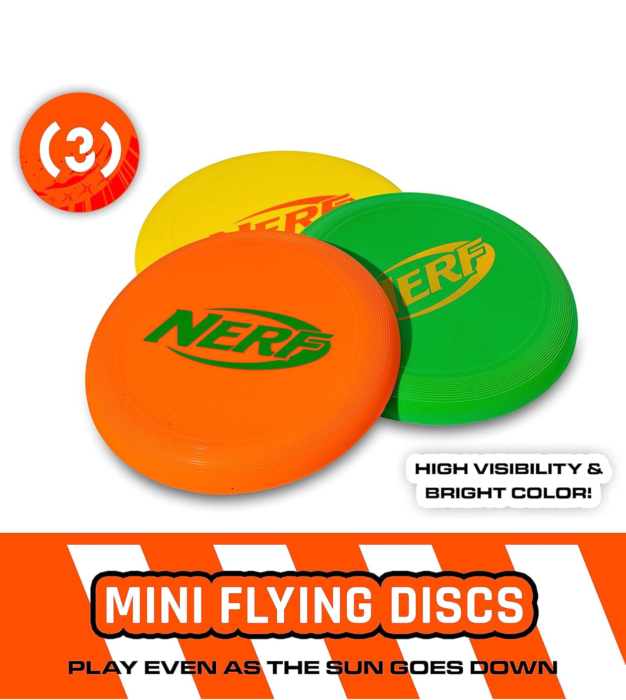 Nerf Mini Disc Golf Set