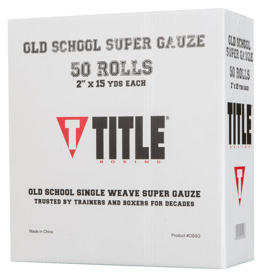 Title Old School Super Gauze in a box